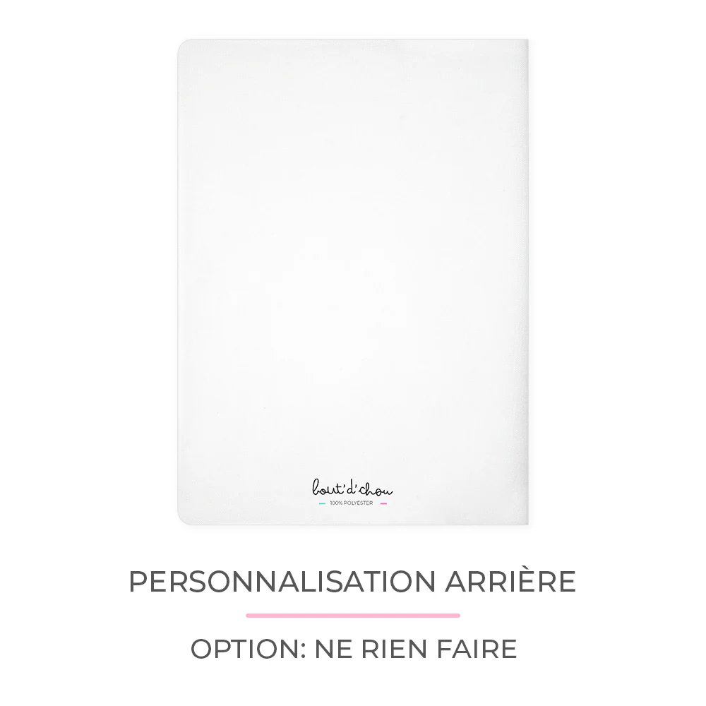 Protège carnet de santé personnalisable "Renard et oiseau" – Image 2
