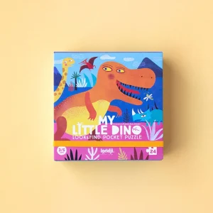 Puzzle de poche cherche & trouve | Mon petit dino | 24 pcs