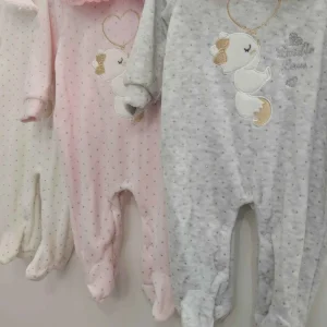 Pyjama fille col dentelle