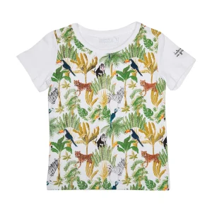 T-shirt Interdit De Me Gronder Safari écru