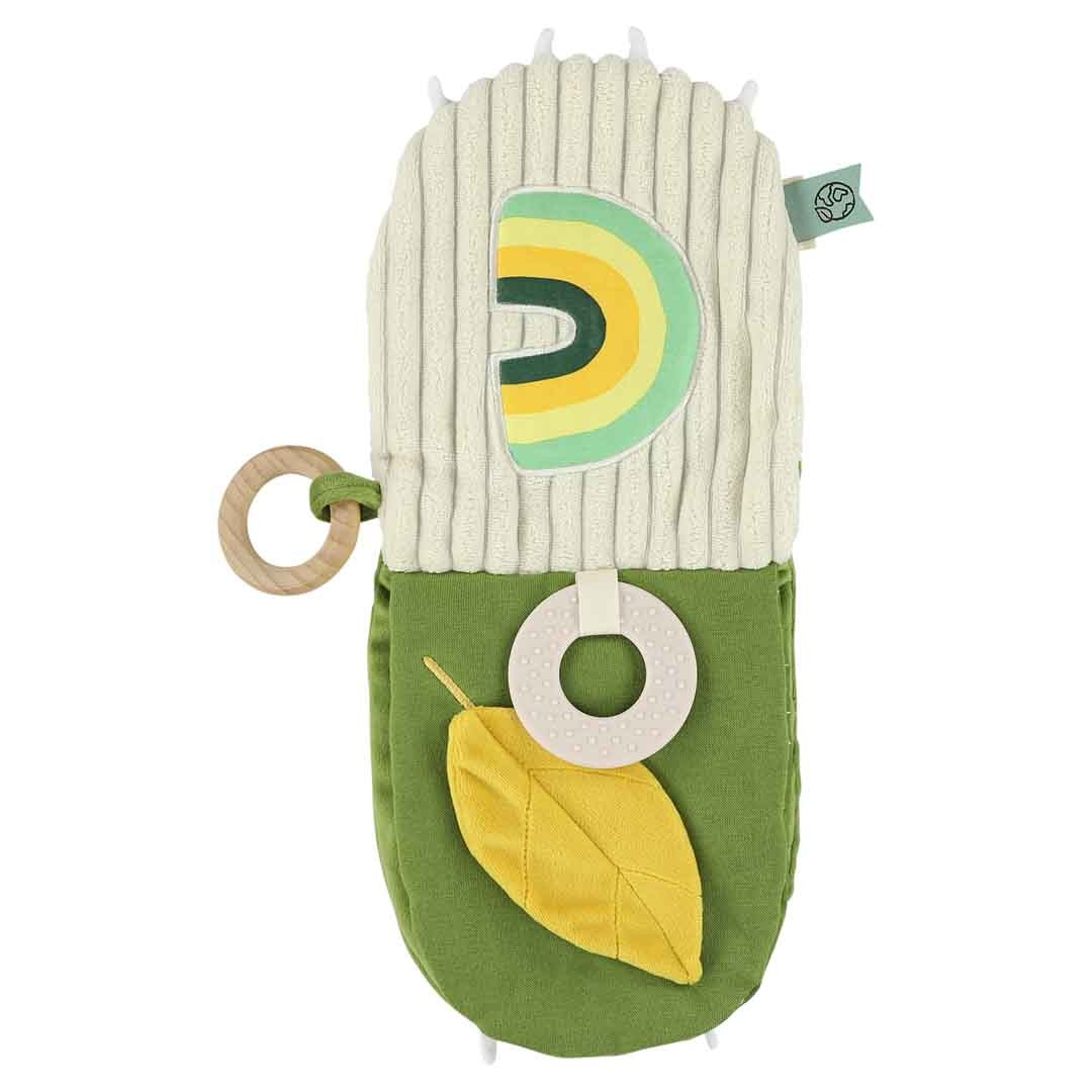 Livre d'Éveil Dinosaure Téméraire en Coton Bio – Éveil Sensoriel – Image 2