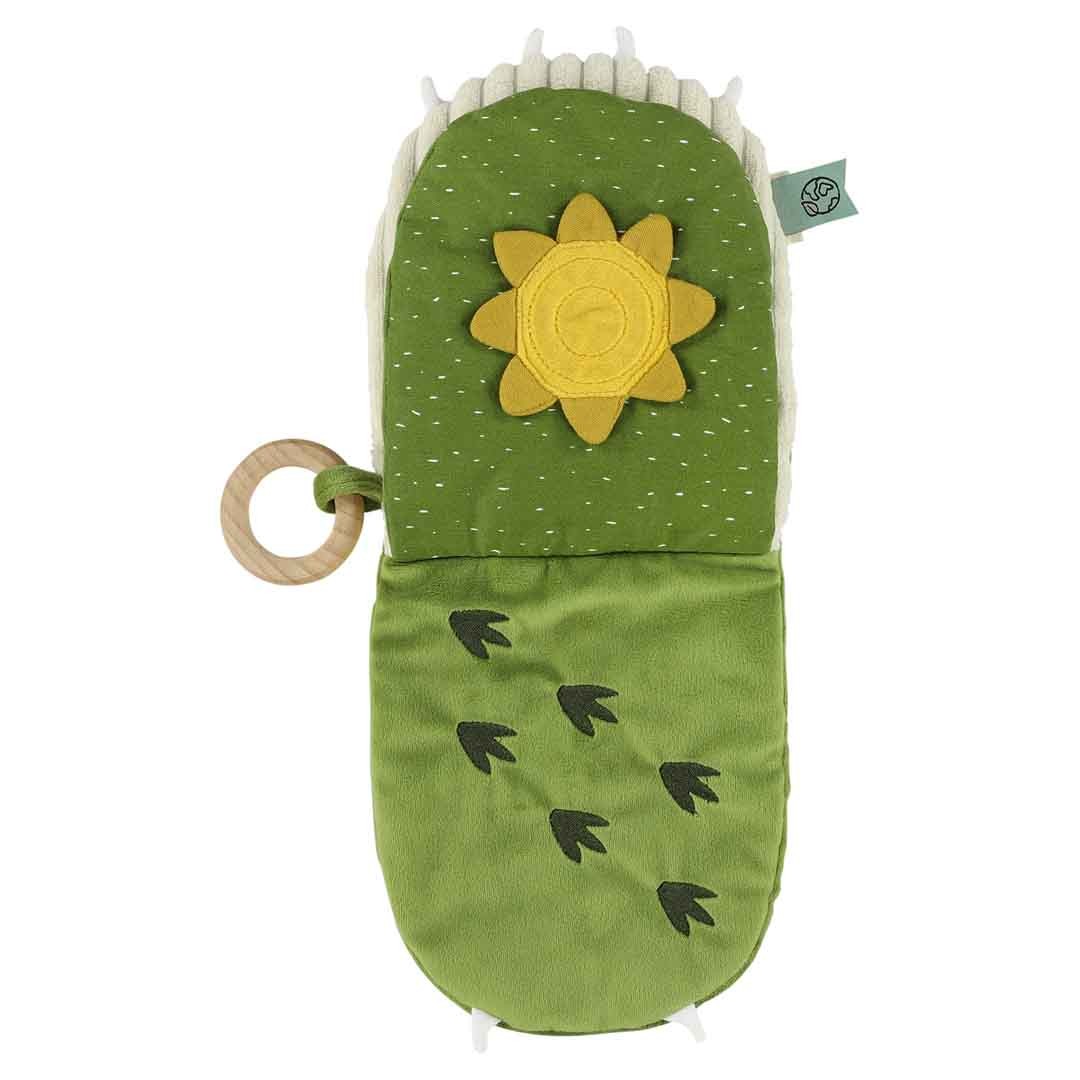 Livre d'Éveil Dinosaure Téméraire en Coton Bio – Éveil Sensoriel – Image 3