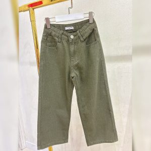 Pantalon coupe large coloré