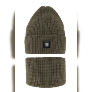 Ensemble bonnet + snood garçon
