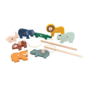Jeu de Pêche Amis de la Mare en Bois FSC® – Motricité Fine & Patience