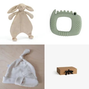 Coffret de naissance | Crème & Lapin beige